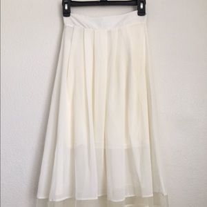 A long silky skirt!